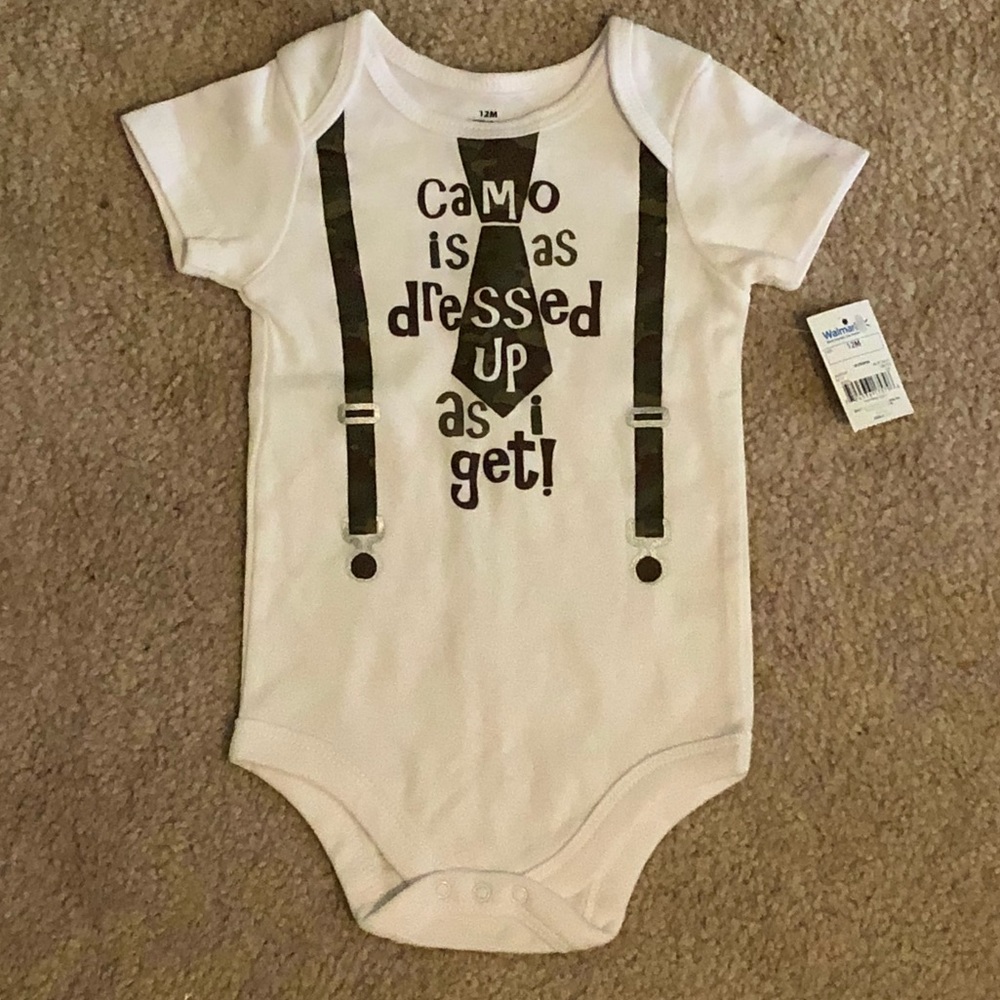 Baby Boy Camo Bodysuit